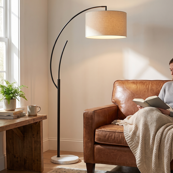 Arch Reading Floor Lamp - lifestyle