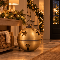 Jumbo 20" Gold Jingle Bell – view 2