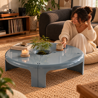 Round Retro Coffee Table 39.4" – view 3