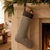 Striped Christmas Stocking – view 2