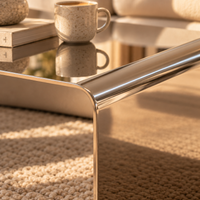Chrome Coffee Table 39.4" – view 4