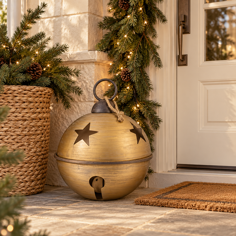 Jumbo 20" Gold Jingle Bell