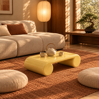Rolled Waterfall Floor Coffee Table 27.5" – view 5
