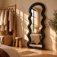 Wavy Full Length Floor Mirror 63 Inch – view 4
