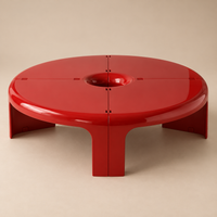 Round Retro Coffee Table 39.4" – view 6
