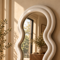 Wavy Full Length Floor Mirror 63 Inch – view 7