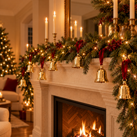 Gold Bell Christmas Tree Ornaments – view 4