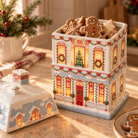Christmas Village Cookie Jar – view 3