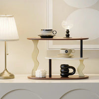 Desktop Shelf Organizer for Office, 3 Tier Wood Bookshelf for Desk – view 4