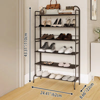 Shoe Rack for Entryway, Cat Ear Shaped Freestanding Shoe Organizer, 4 Tier – view 10