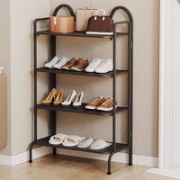 Shoe Rack for Entryway, Cat Ear Shaped Freestanding Shoe Organizer, 4 Tier – view 3