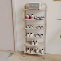Shoe Rack for Entryway, Cat Ear Shaped Freestanding Shoe Organizer, 4 Tier – view 4