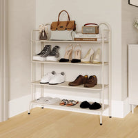 Shoe Rack for Entryway, Cat Ear Shaped Freestanding Shoe Organizer, 4 Tier – view 6