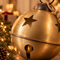 Jumbo 20" Gold Jingle Bell – view 3