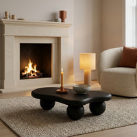 Cloud Coffee Table 40" with Ball Legs Low Modern Coffee Table for Living Room – view 8