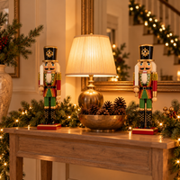 Classic Wooden Nutcracker Pair