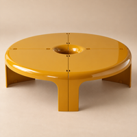 Round Retro Coffee Table 39.4" – view 8