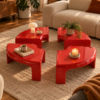 Round Retro Coffee Table 39.4" – view 2