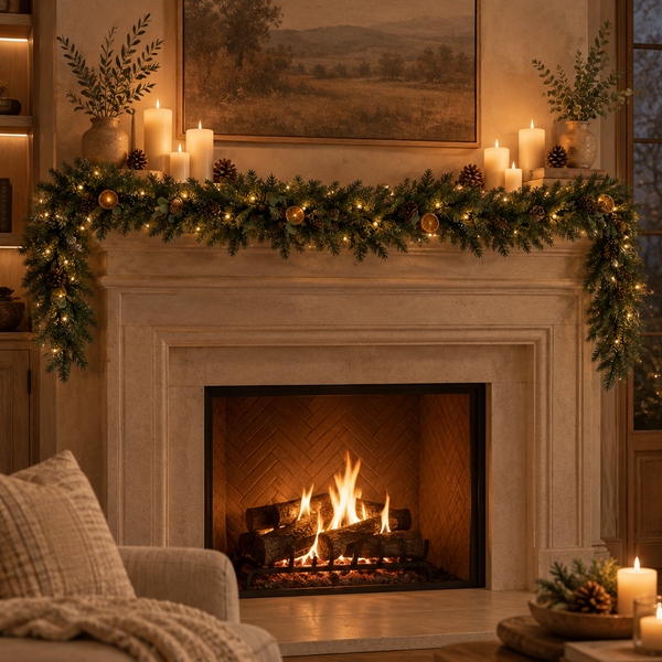 9 ft Pre-Lit Christmas Garland