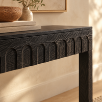 Black Arched Console Table 47" – view 4