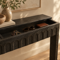 Black Arched Console Table 47" – view 5
