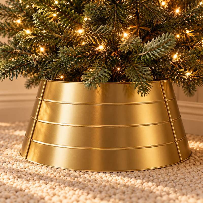 Metal Ring Christmas Tree Collar