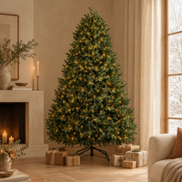 6.5 ft Pre-Lit Full Artificial Christmas Tree – view 5