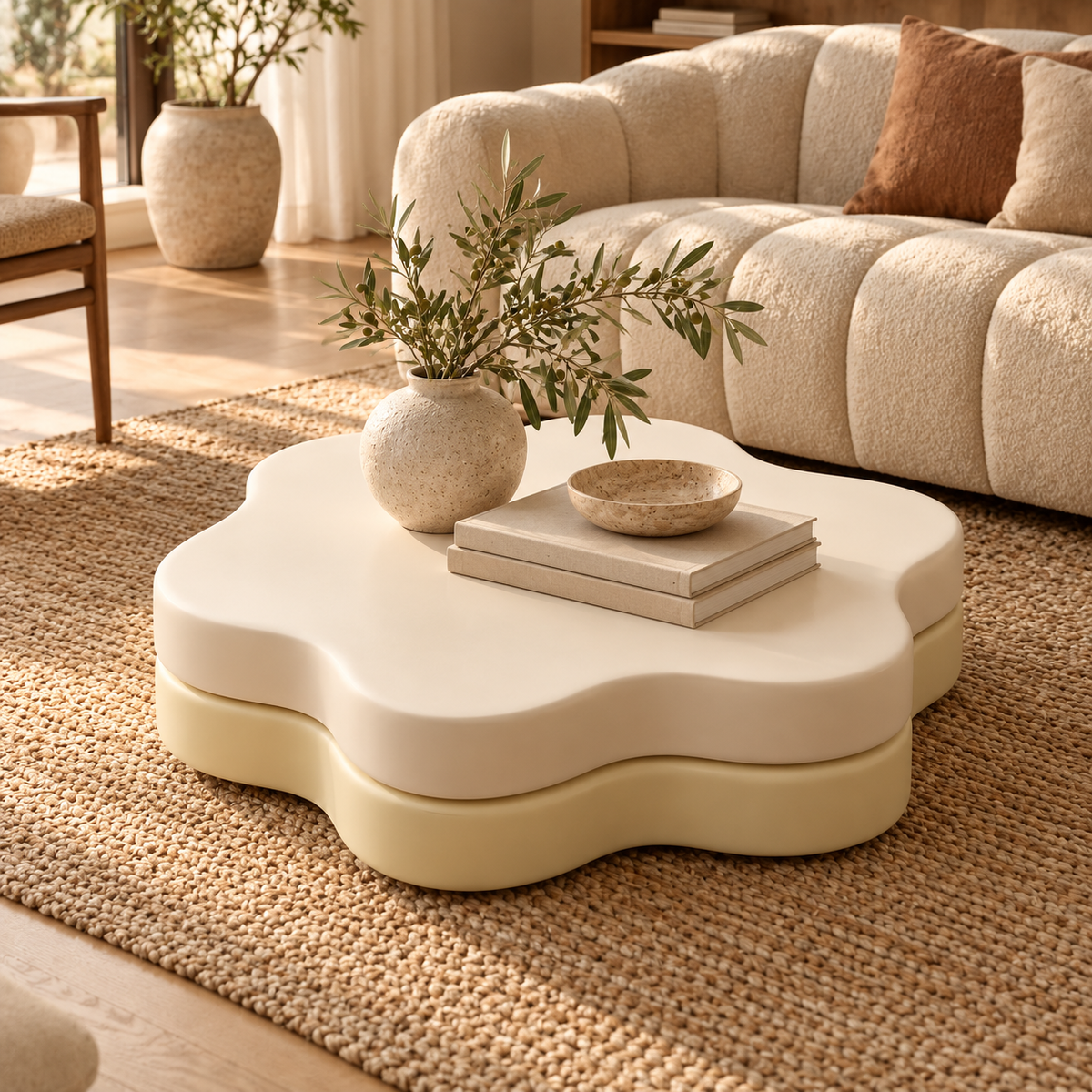 Flower Shaped Coffee Table 47" – view 3